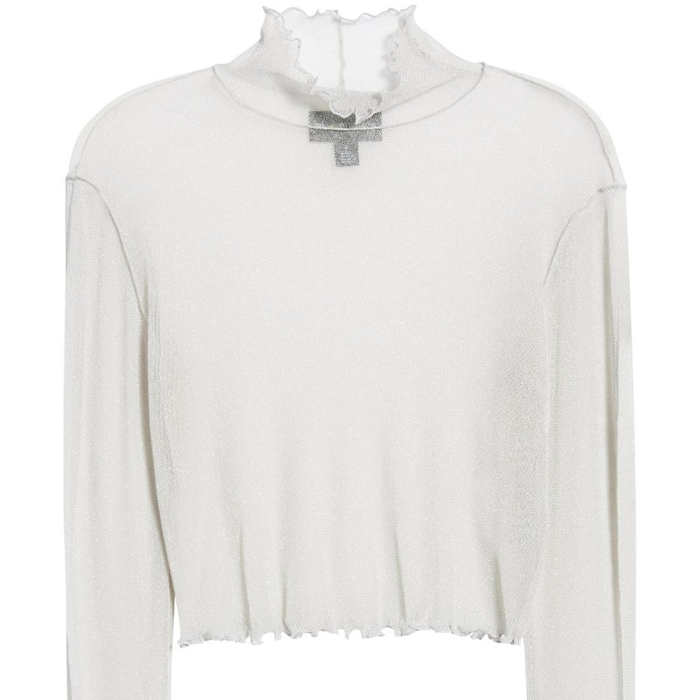 Wildfang White Long Sleeve Top